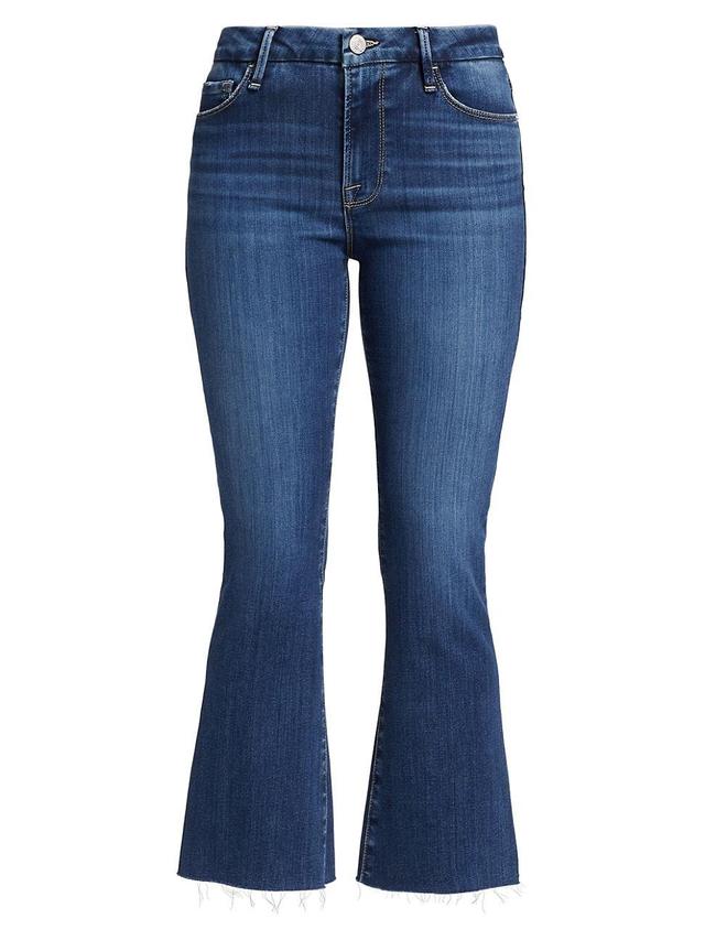 FRAME Le Crop Mini Bootcut Raw Hem Jeans Product Image