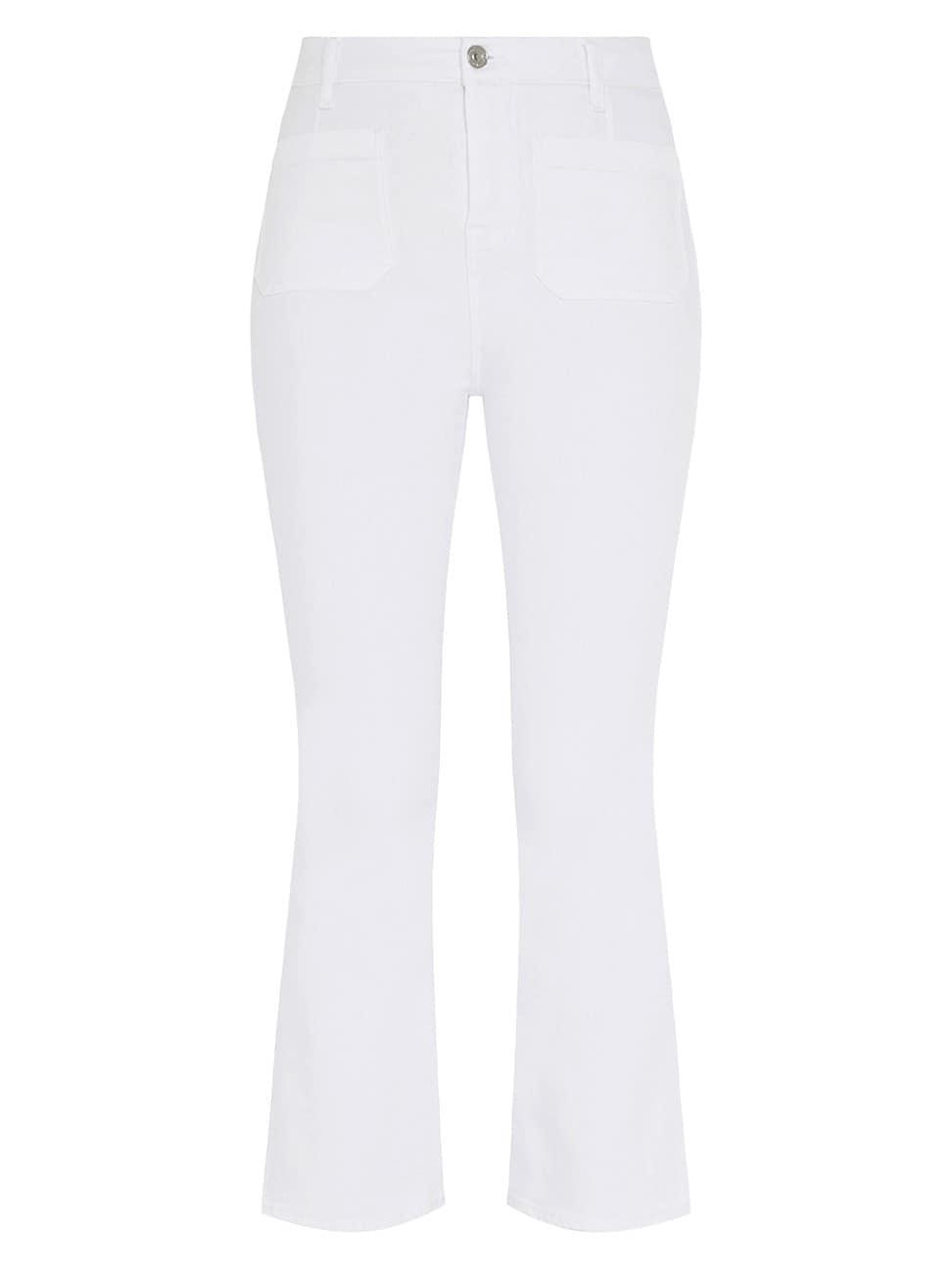 Womens Love Again Mid-Rise Stretch Flare Crop Jeans Product Image