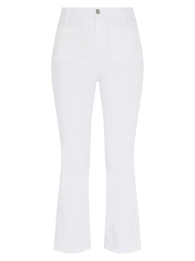 Womens Love Again Mid-Rise Stretch Flare Crop Jeans Product Image