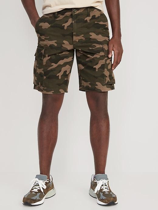 Relaxed Lived-In Cargo Shorts -- 10-inch inseam Product Image