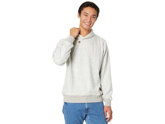 L.L.Bean Textured Fleece Pullover Sweater Heather) Men's Clothing Product Image