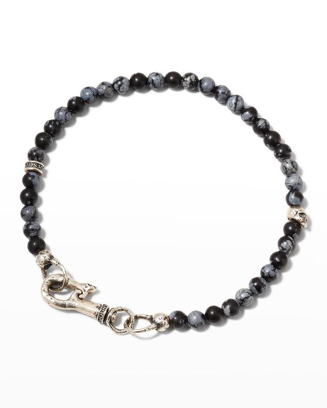 John Varvatos Skull Bead Bracelet Product Image