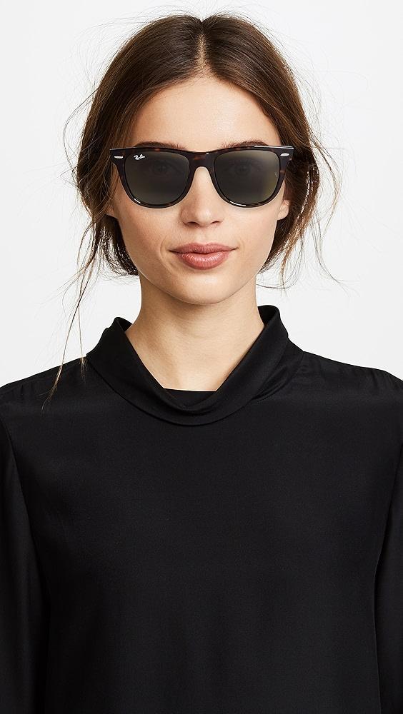 Ray-Ban RB2140 Wayfarer Outsiders Oversized Sunglasses | Shopbop Product Image