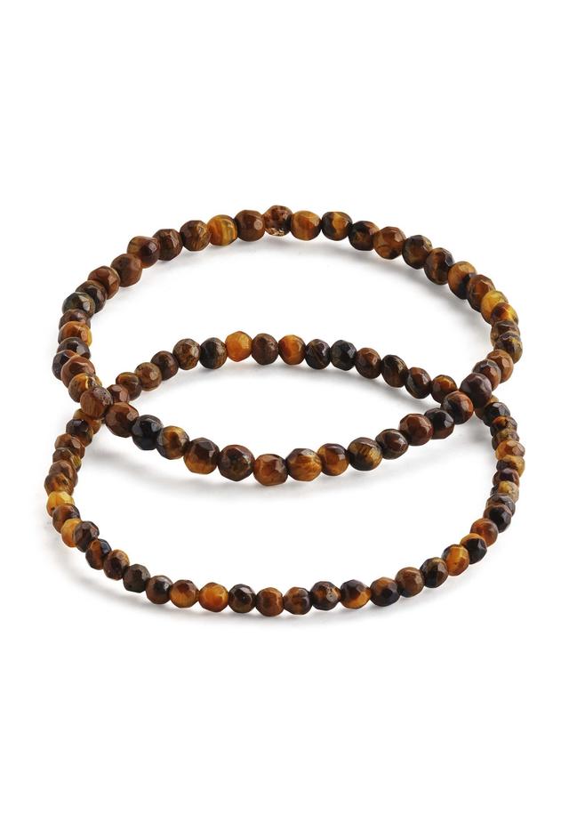 Tigers Eye Beaded Stretch Bracelet Set Product Image