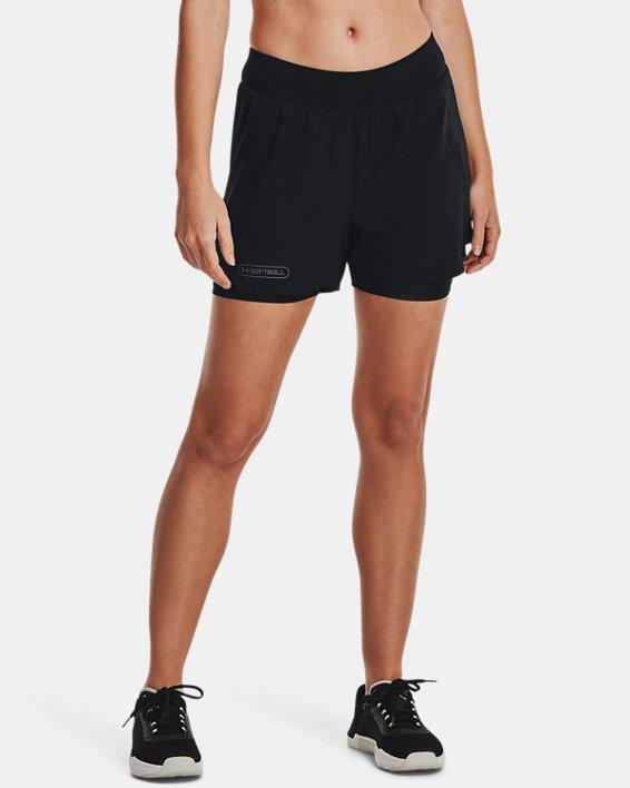 Women's UA Softball 2-in-1 Shorts Product Image