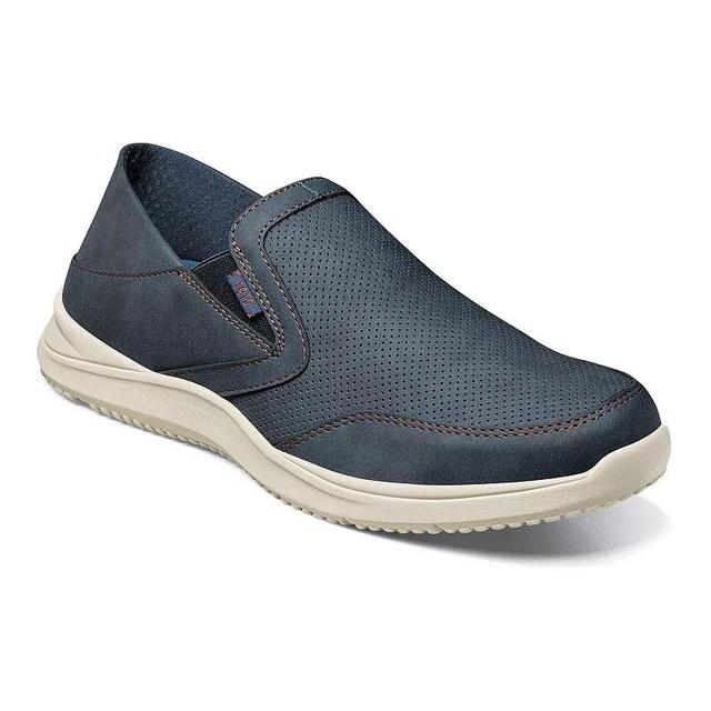 Nunn Bush Conway EZ Mens Slip On Shoes Blue Team Product Image