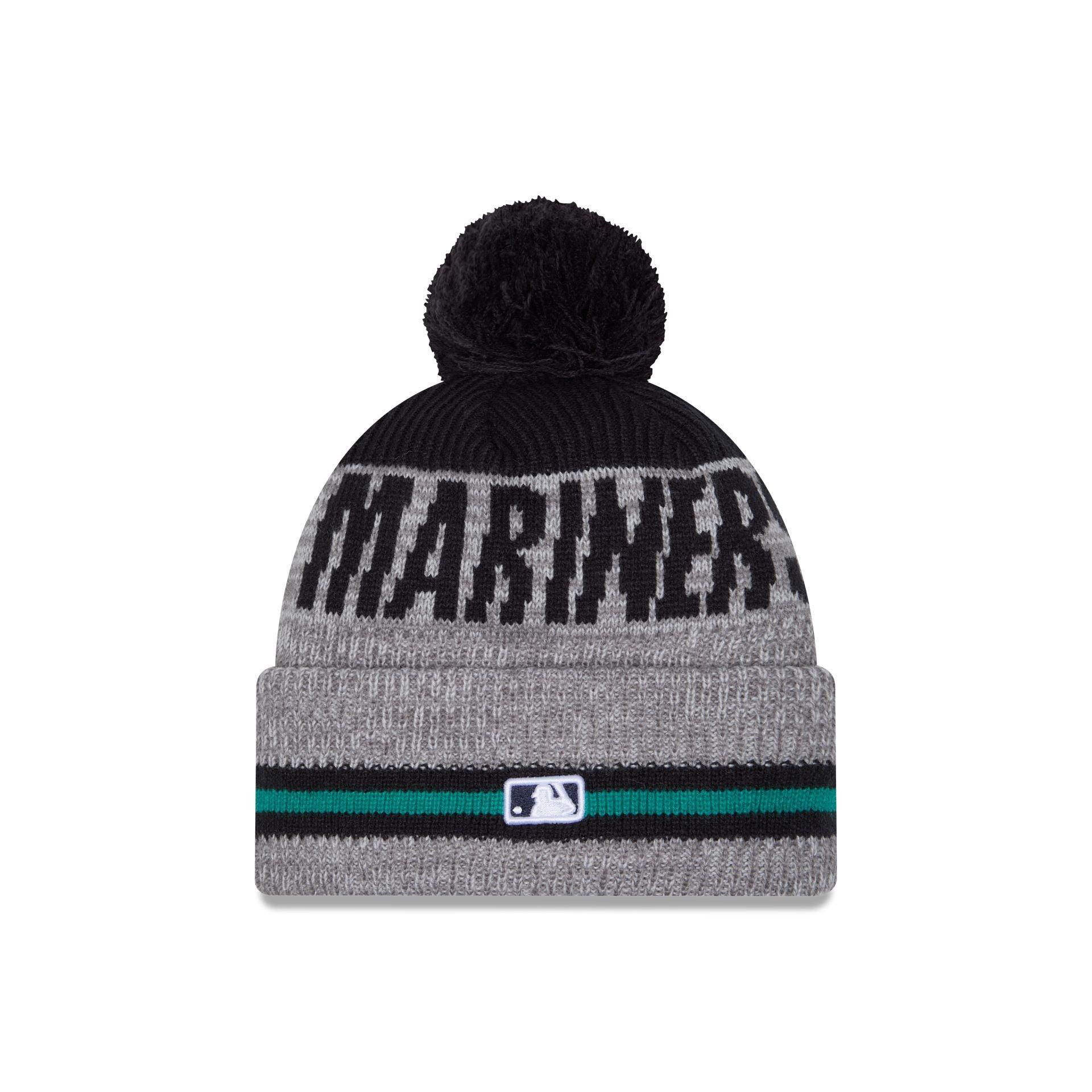 Seattle Mariners Runner Pom Knit Hat Male Product Image