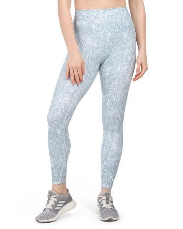 Printed Peached Ankle Leggings for Women | Polyester/Spandex Product Image