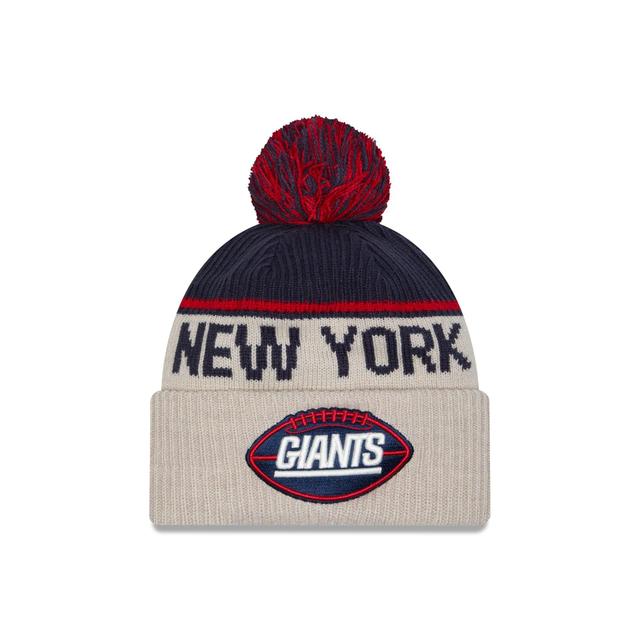 New York Giants 2024 Cold Weather Historic Pom Knit Hat Male Product Image