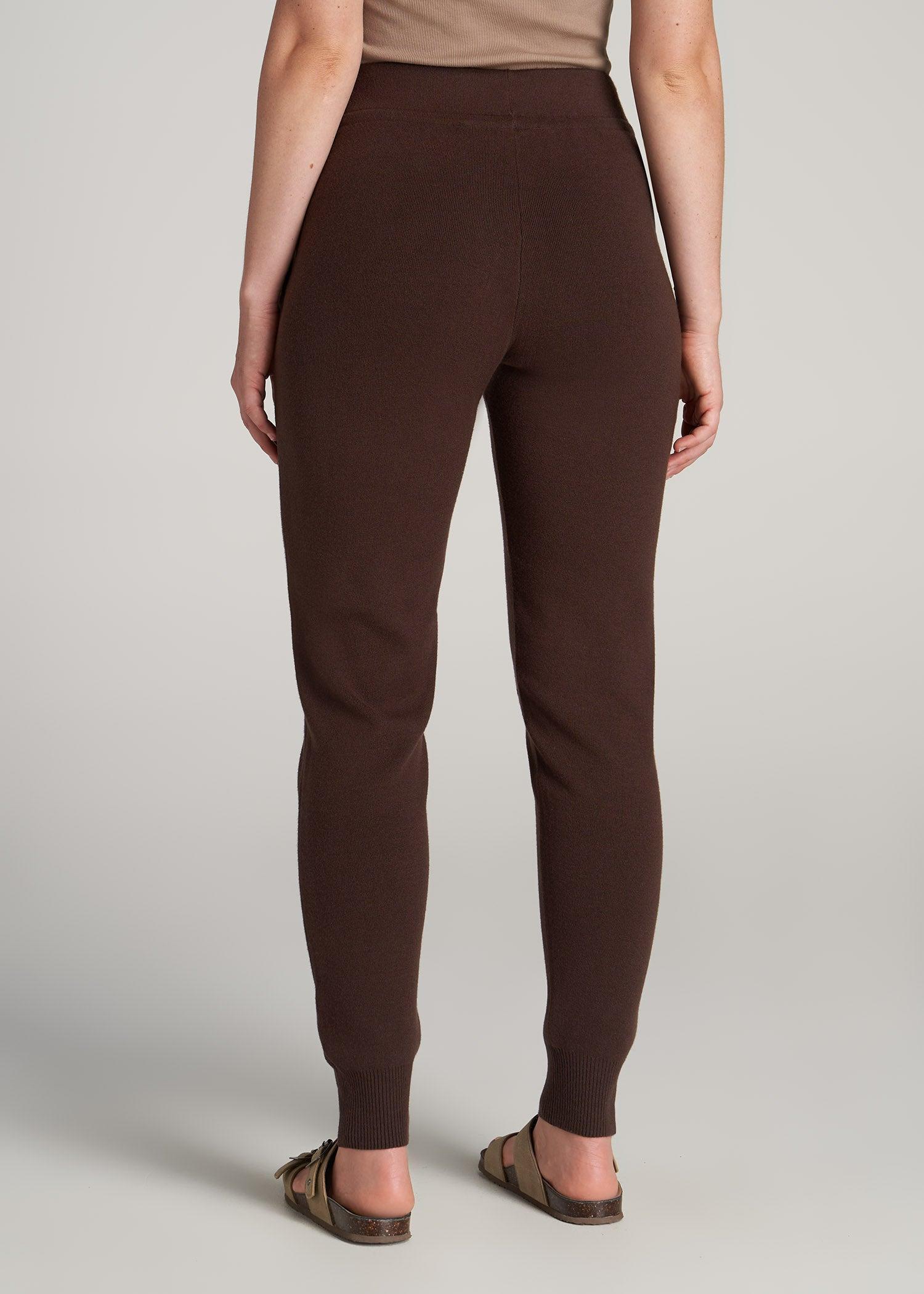 Women's Tall Knit Lounge Jogger in Chocolate Female Product Image