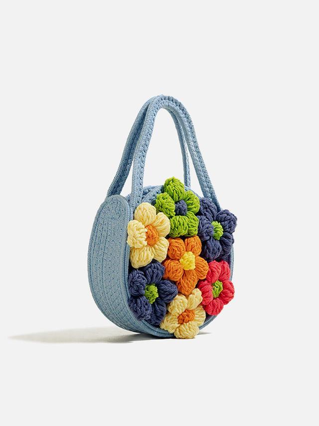 3D Flower Knit Bag Product Image