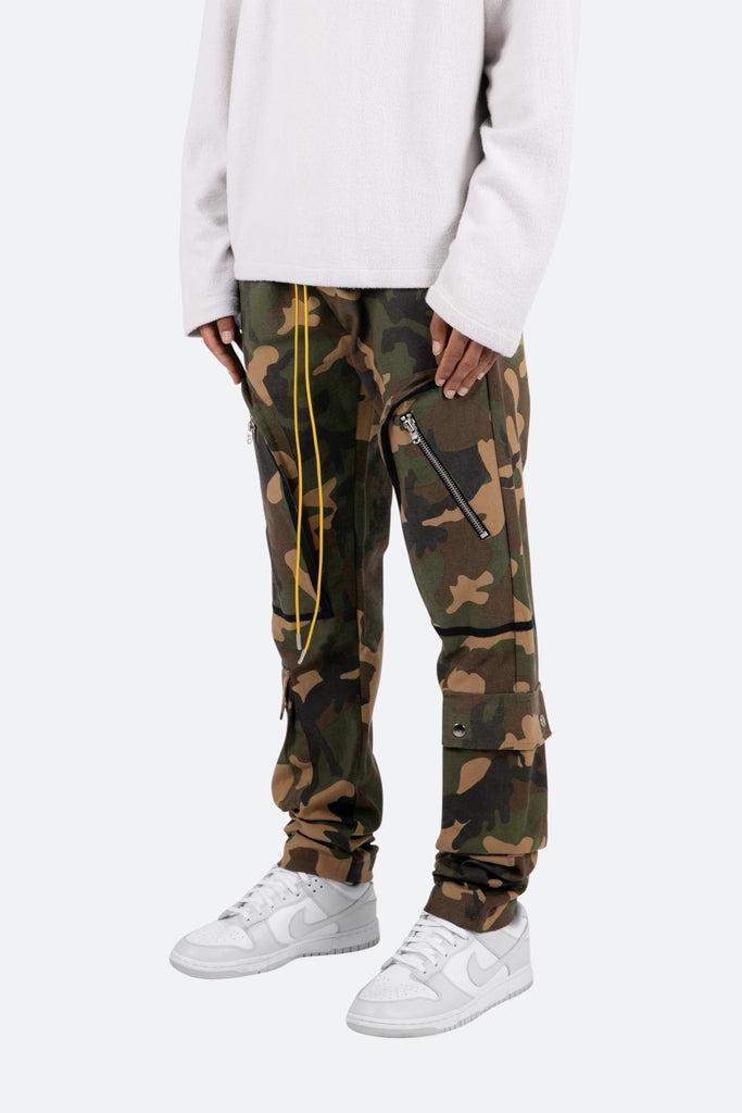 Contrast Taped Cargo Pants - Camo Product Image