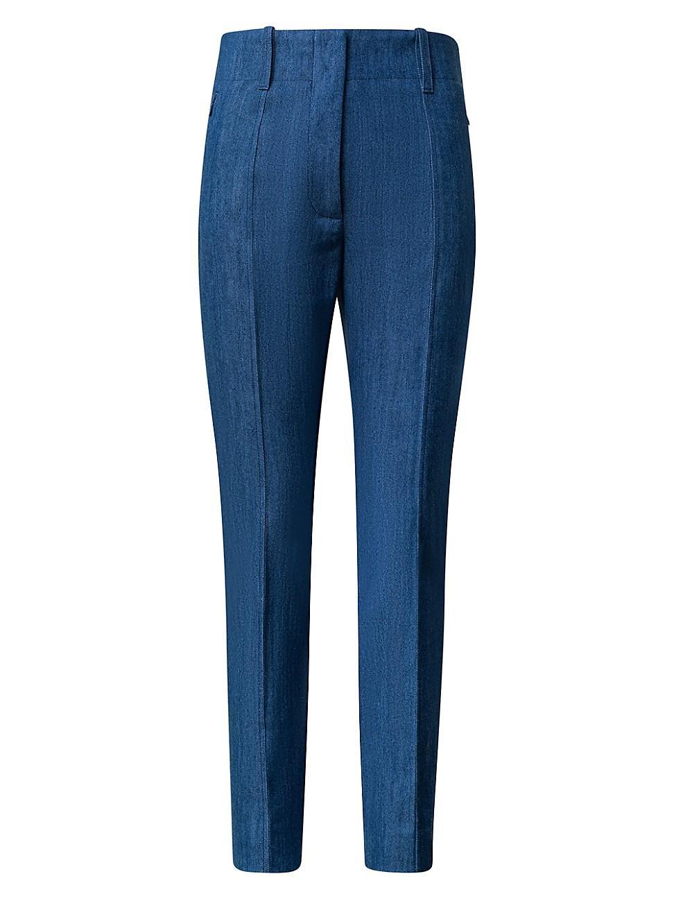 Womens Connor Denim Slim Crop Pants Product Image