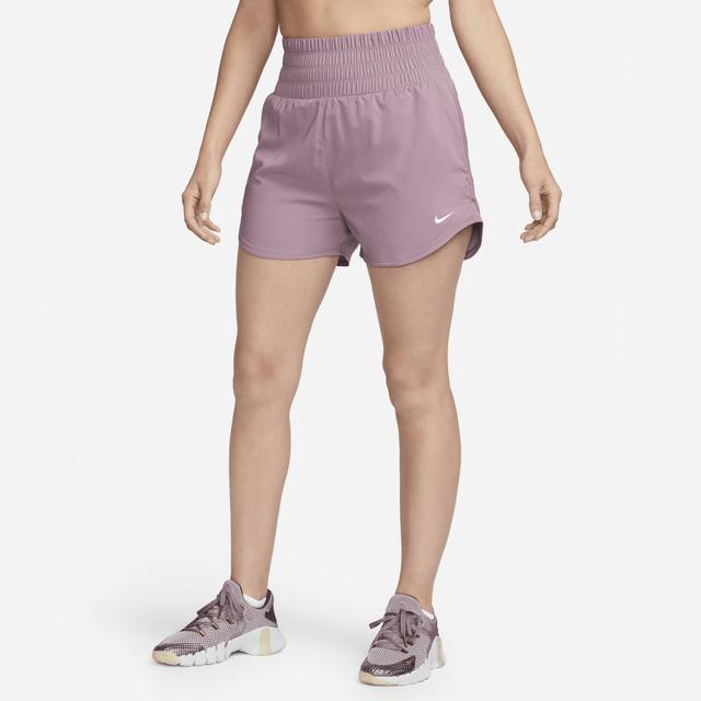 Nike Women's One Dri-FIT Ultra High-Waisted 3" Brief-Lined Shorts Product Image