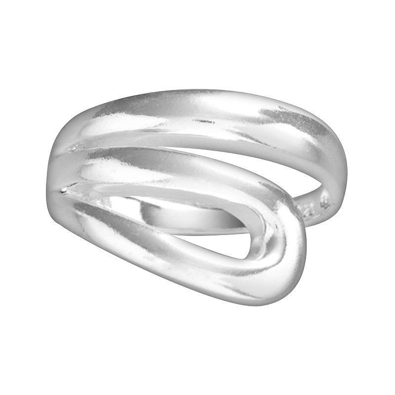 Sterling Silver Abstract Ring, Womens Product Image