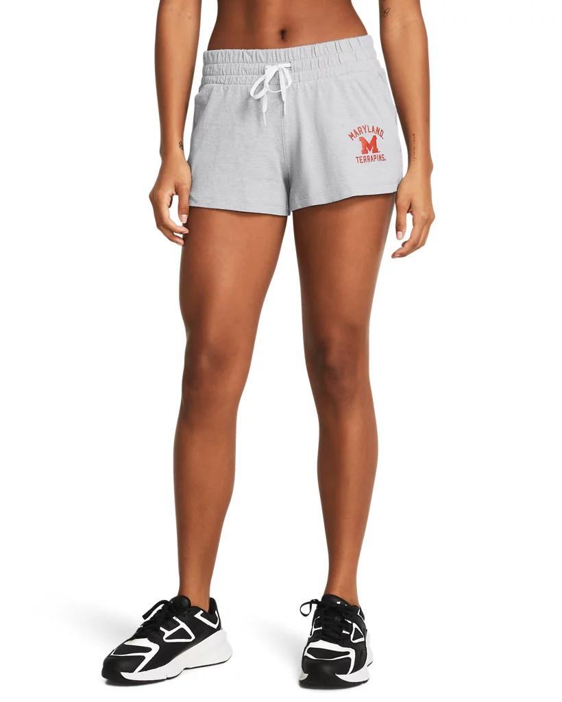 Women's UA Performance Cotton Collegiate Shorts Product Image