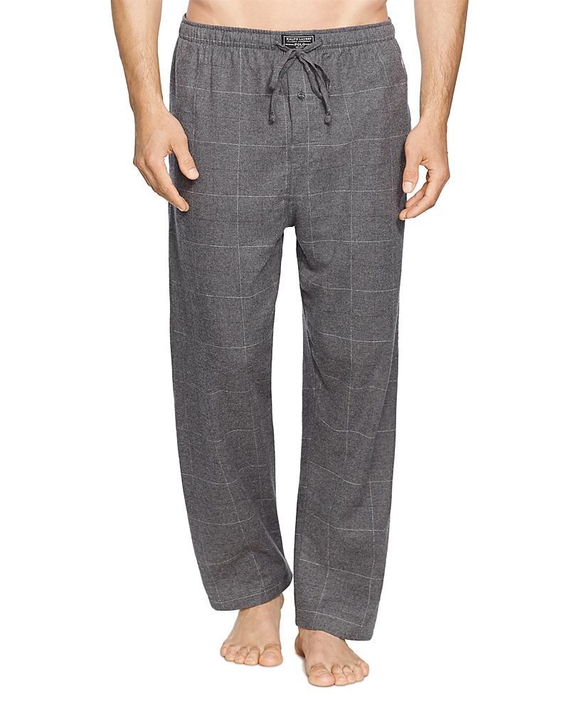 Polo Ralph Lauren Flannel Windowpane Pajama Pants Product Image