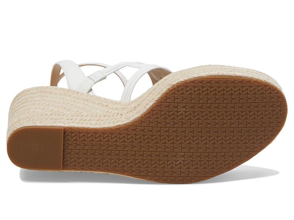 MICHAEL Michael Kors Alma Wedge Espadrille (Optic ) Women's Sandals Product Image