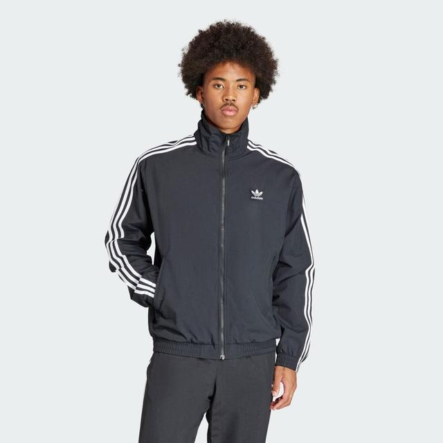 adidas Adicolor Woven Firebird Track Top Black XL Mens Product Image