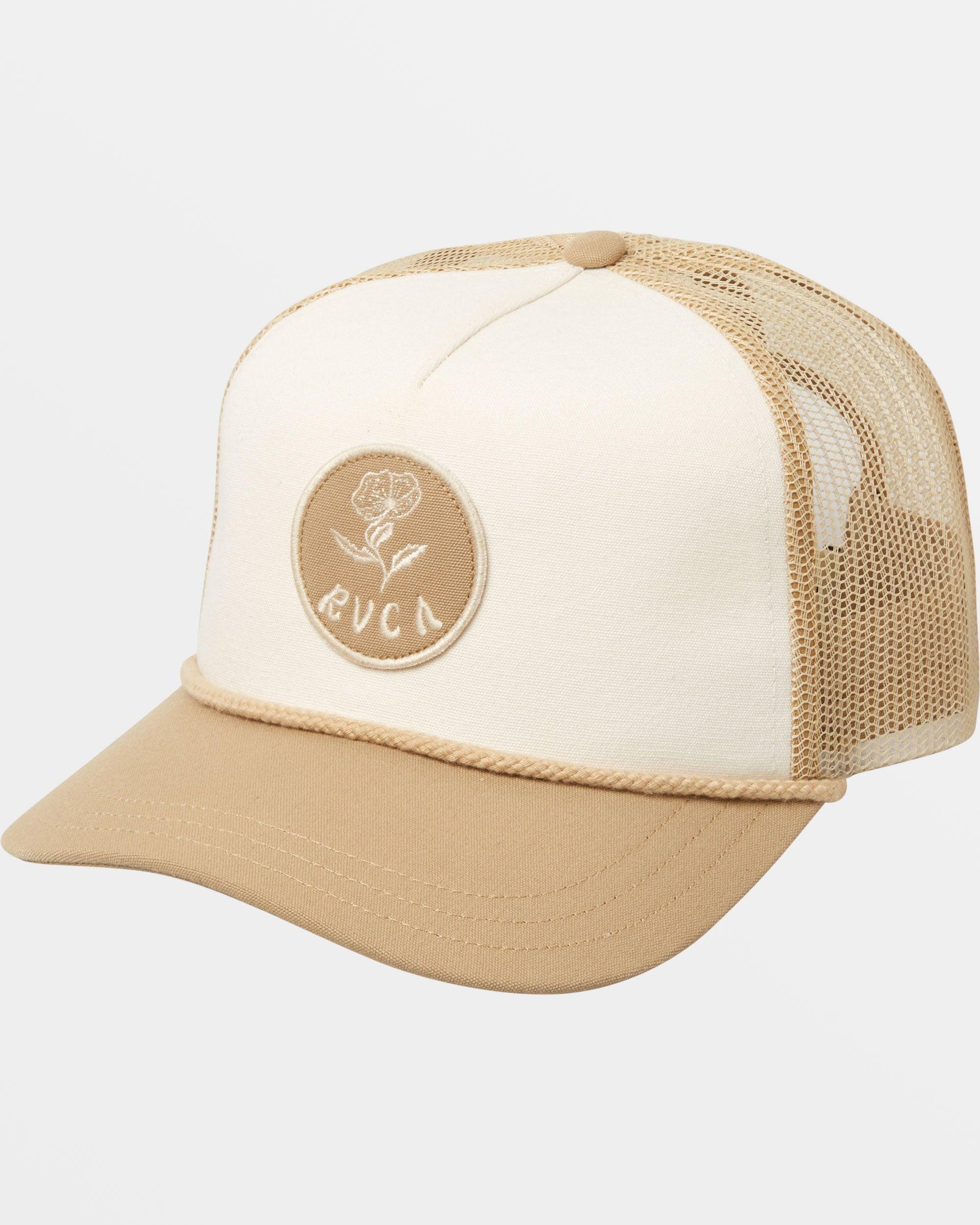 Bloomin Trucker Hat - Latte Product Image