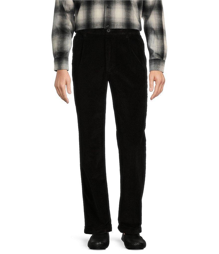 Roundtree & Yorke Stewart Classic Fit Pleated Corduroy Pants Product Image