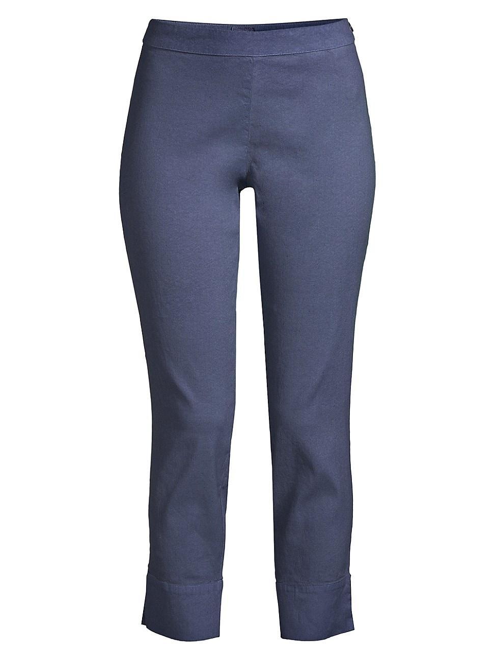 Womens Side Zip Capri Pants Product Image