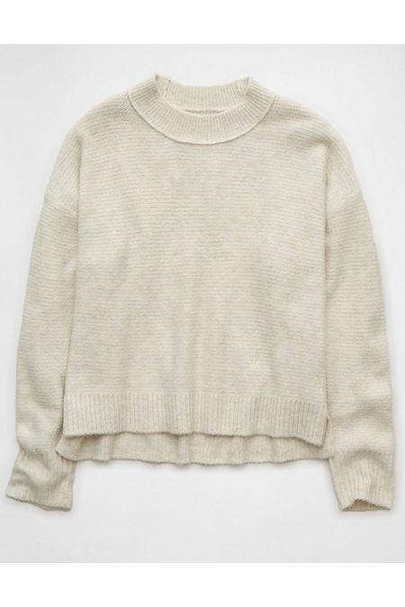 AE Slouchy Cropped Pullover Sweater Women's Product Image