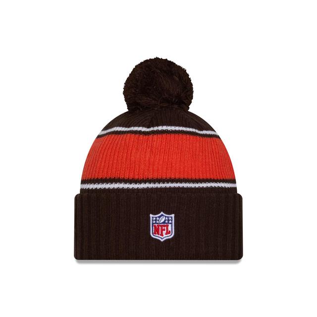 Cleveland Browns 2024 Cold Weather Sport Pom Knit Hat Male Product Image