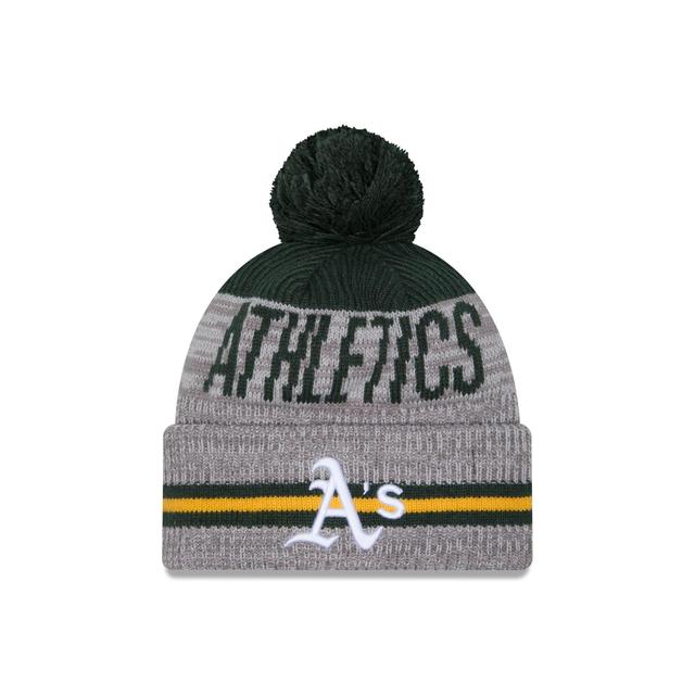 Oakland Athletics Runner Pom Knit Hat Male Product Image