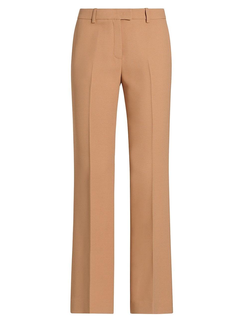 Womens Haylee Flared Ankle-Crop Trousers Product Image