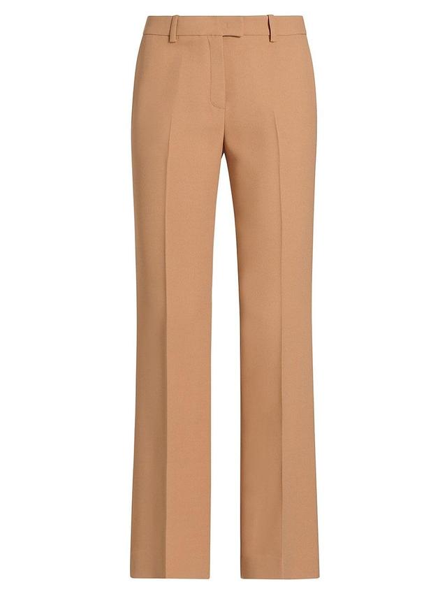 Womens Haylee Flared Ankle-Crop Trousers Product Image