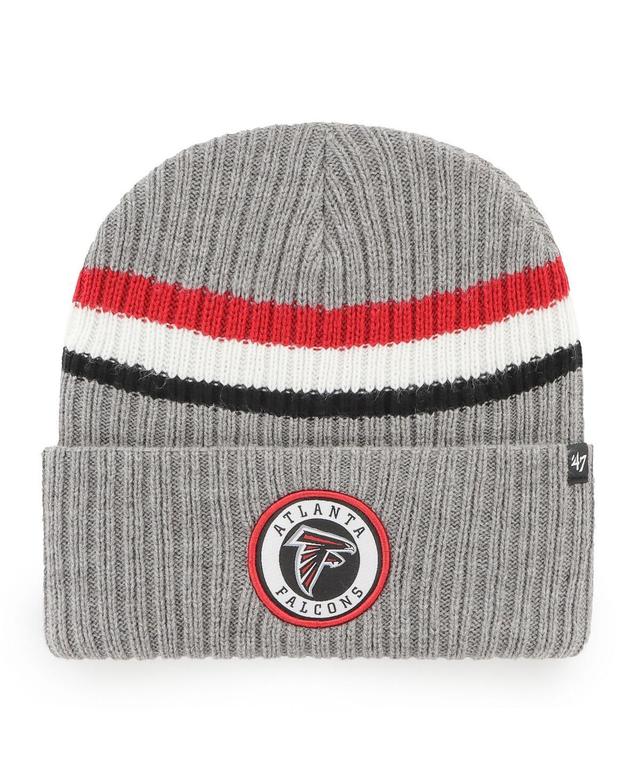 Mens 47 Brand Gray Atlanta Falcons Highline Cuffed Knit Hat Product Image