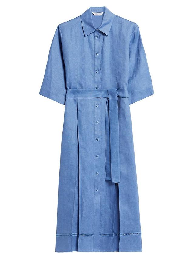 Womens Nocino Linen Belted Shirtdress Product Image