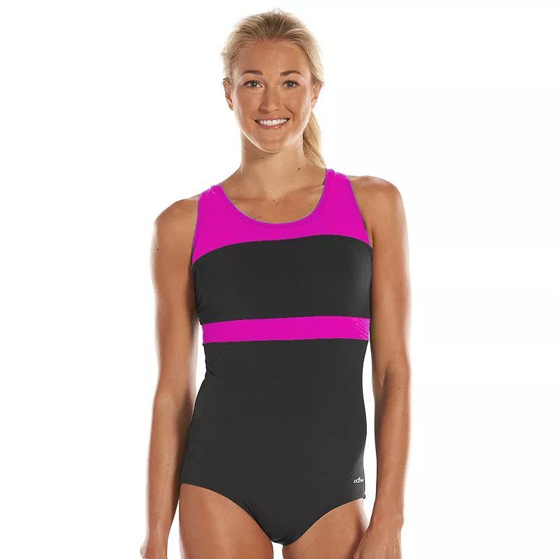 Womens Dolfin Aquashape Colorblock One-Piece Lap Swimsuit Product Image