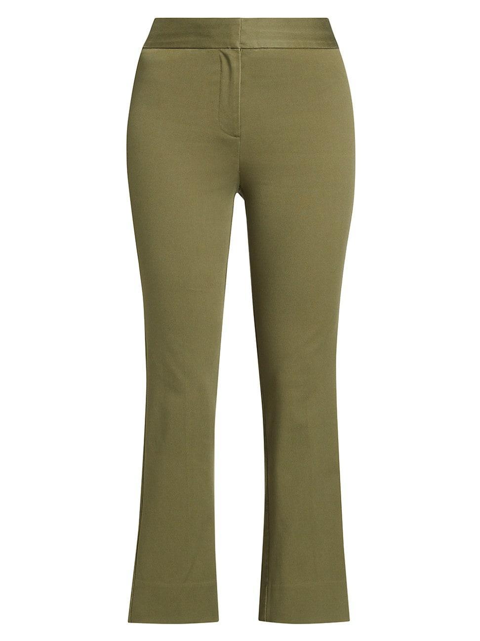 Womens Crosby Cropped Flared Pants Product Image