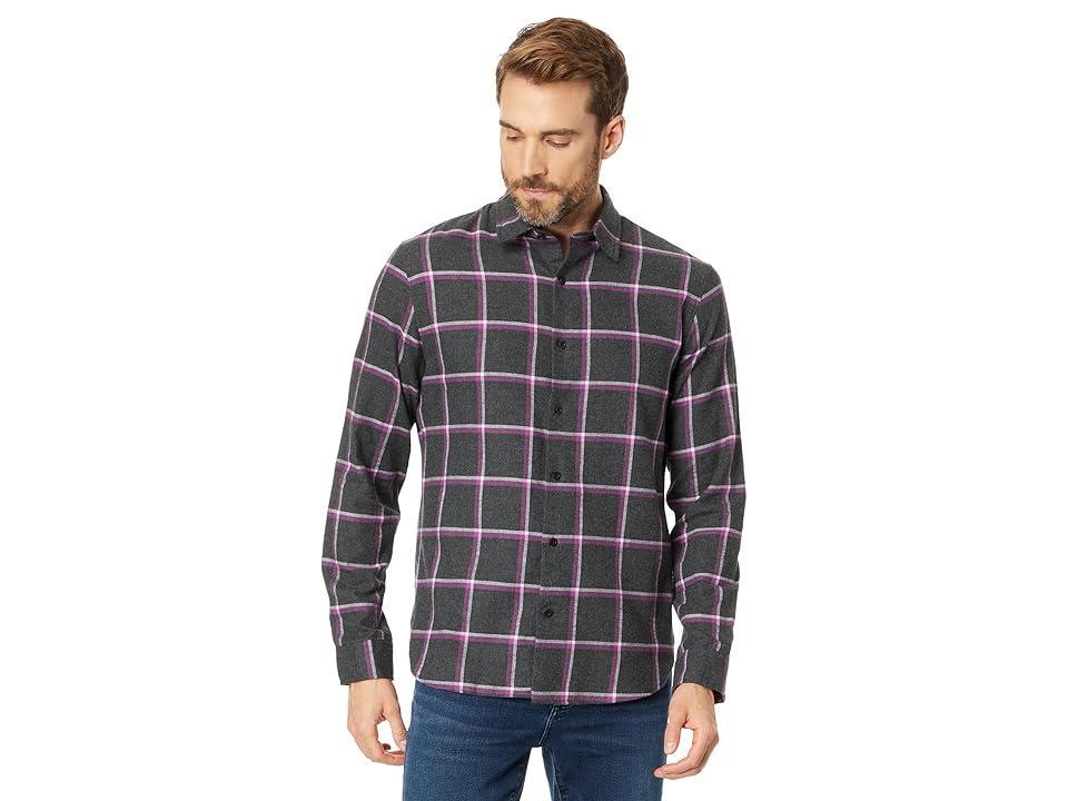 Vince Skipton Plaid Flannel Button-Up Shirt Product Image