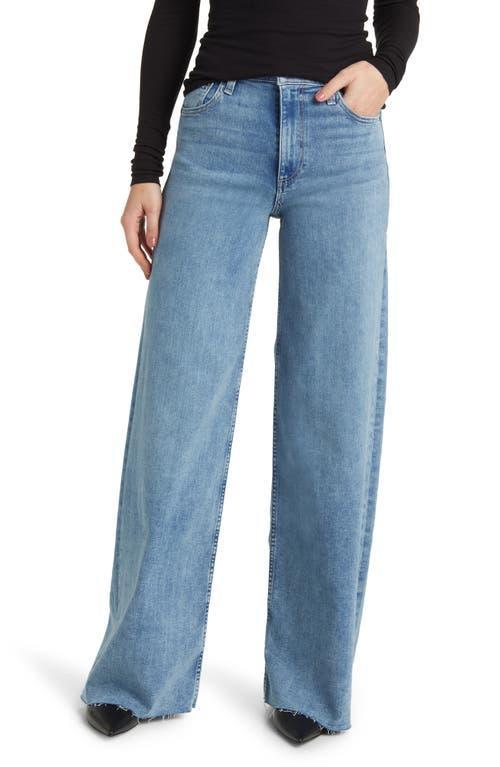 Womens Sofie High-Stretch Wide-Leg Jeans product image