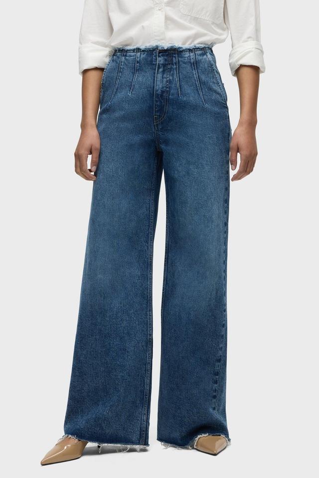 James High-Rise Darted Wide Leg Jean Female Product Image