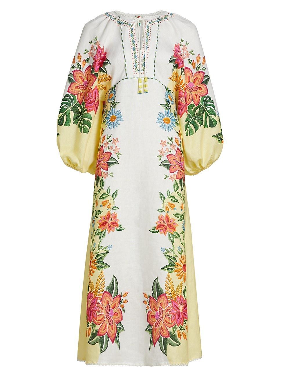 Womens Bloom Garden Midi Dress Product Image