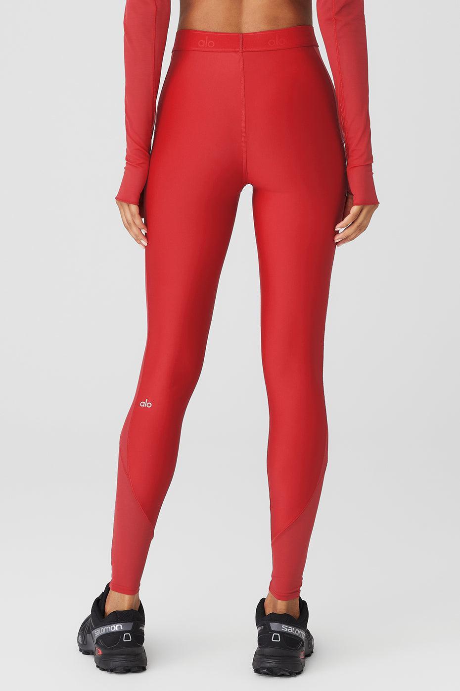 Airlift High-Waist Ballet Dream Legging - Classic Red Product Image