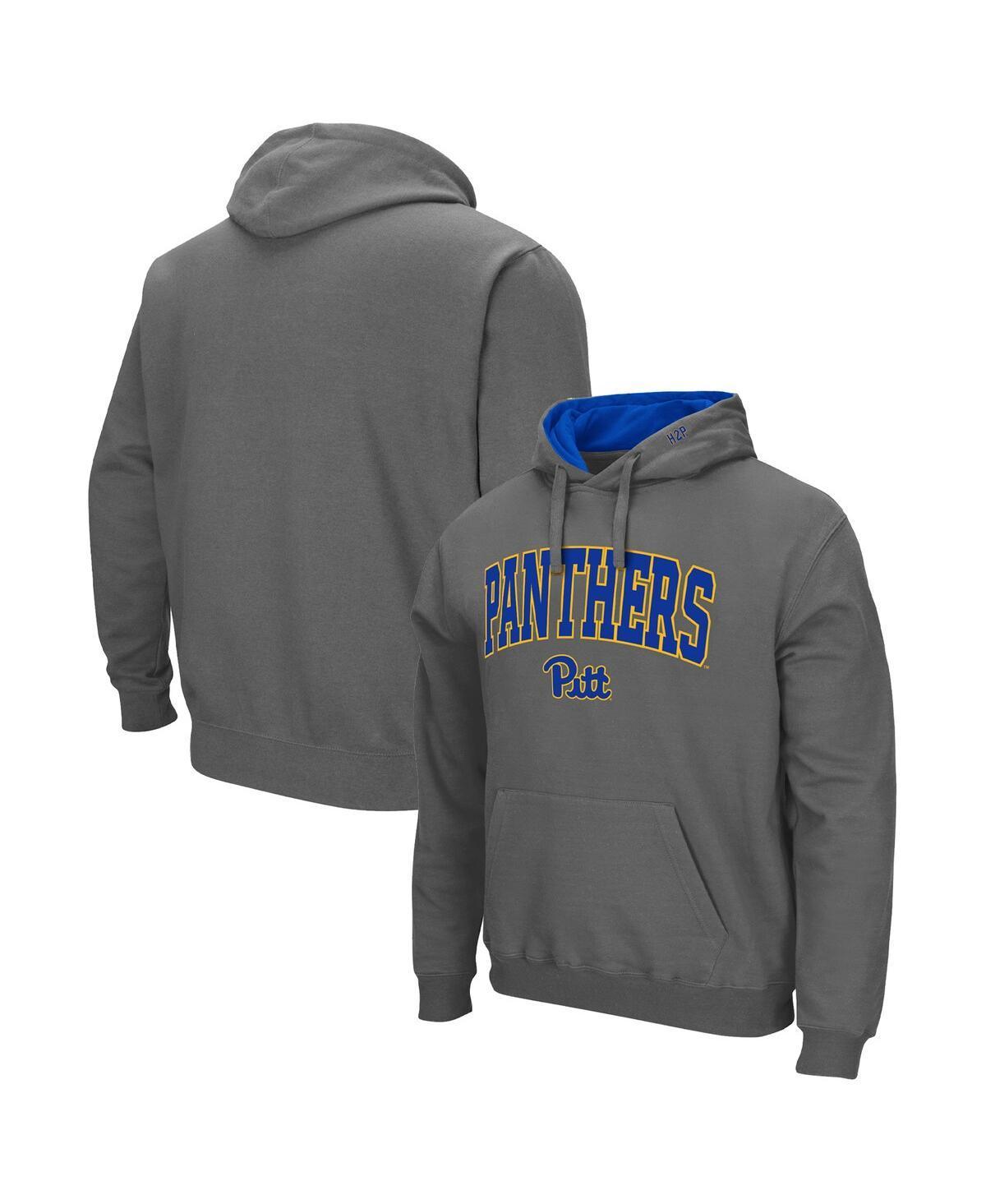 Mens Colosseum Royal Pitt Panthers Arch & Logo 3.0 Pullover Hoodie Product Image