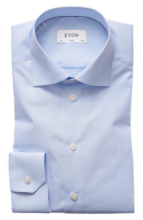 Mens Comtemporary-Fit Fine Striped Dress Shirt Product Image