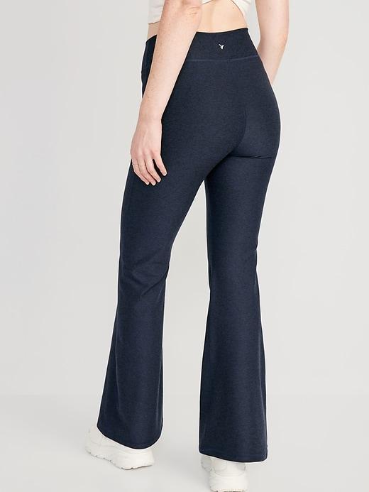 High-Waisted CloudComfy Flare Leggings Product Image