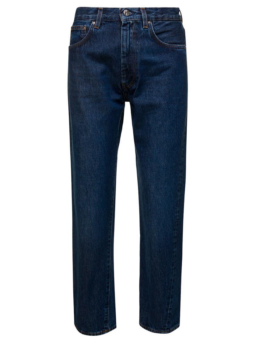 Twisted Seam Denim Dark Blue Product Image