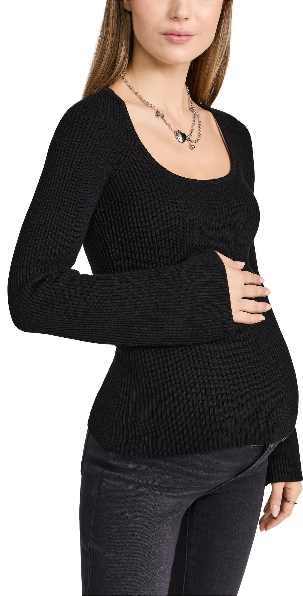 Ingrid & Isabel Ribbed Maternity Sweater Product Image