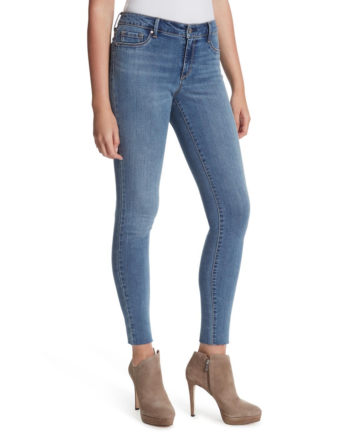 Jessica Simpson Mid Rise Kiss Me Skinny Jeans Product Image