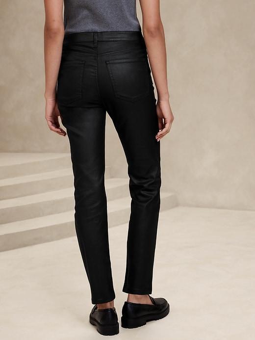 High-Rise Slim Coated Jean product image