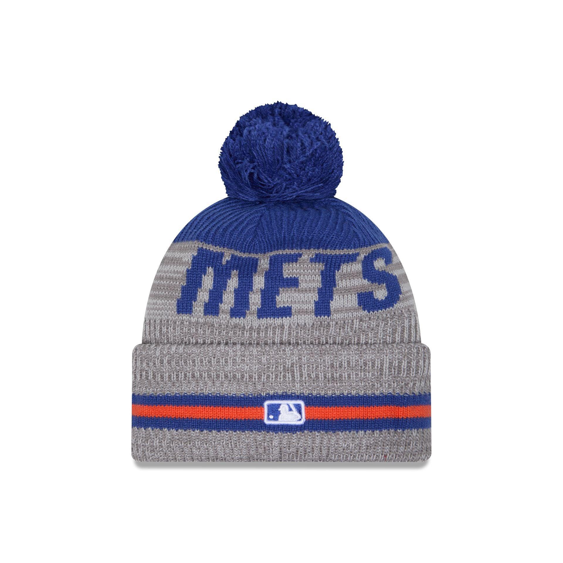 New York Mets Runner Pom Knit Hat Male Product Image