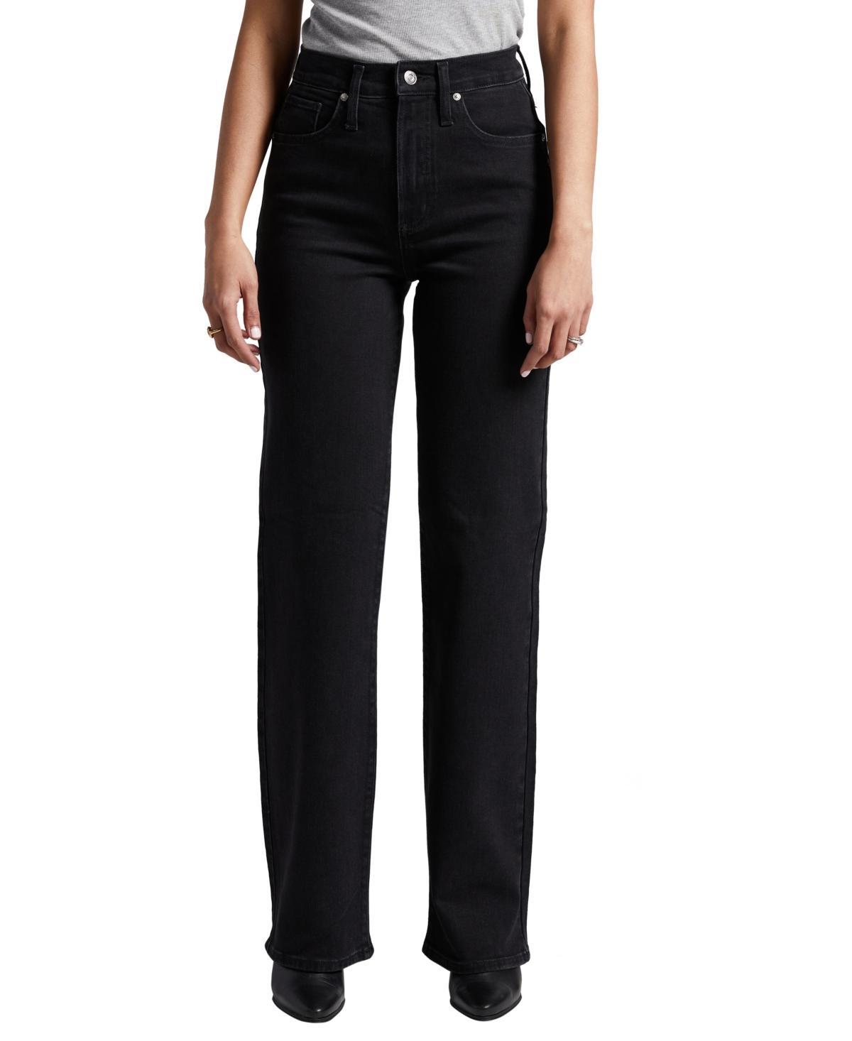 Womens Highly Desirable High Rise Trouser Leg Jeans product image