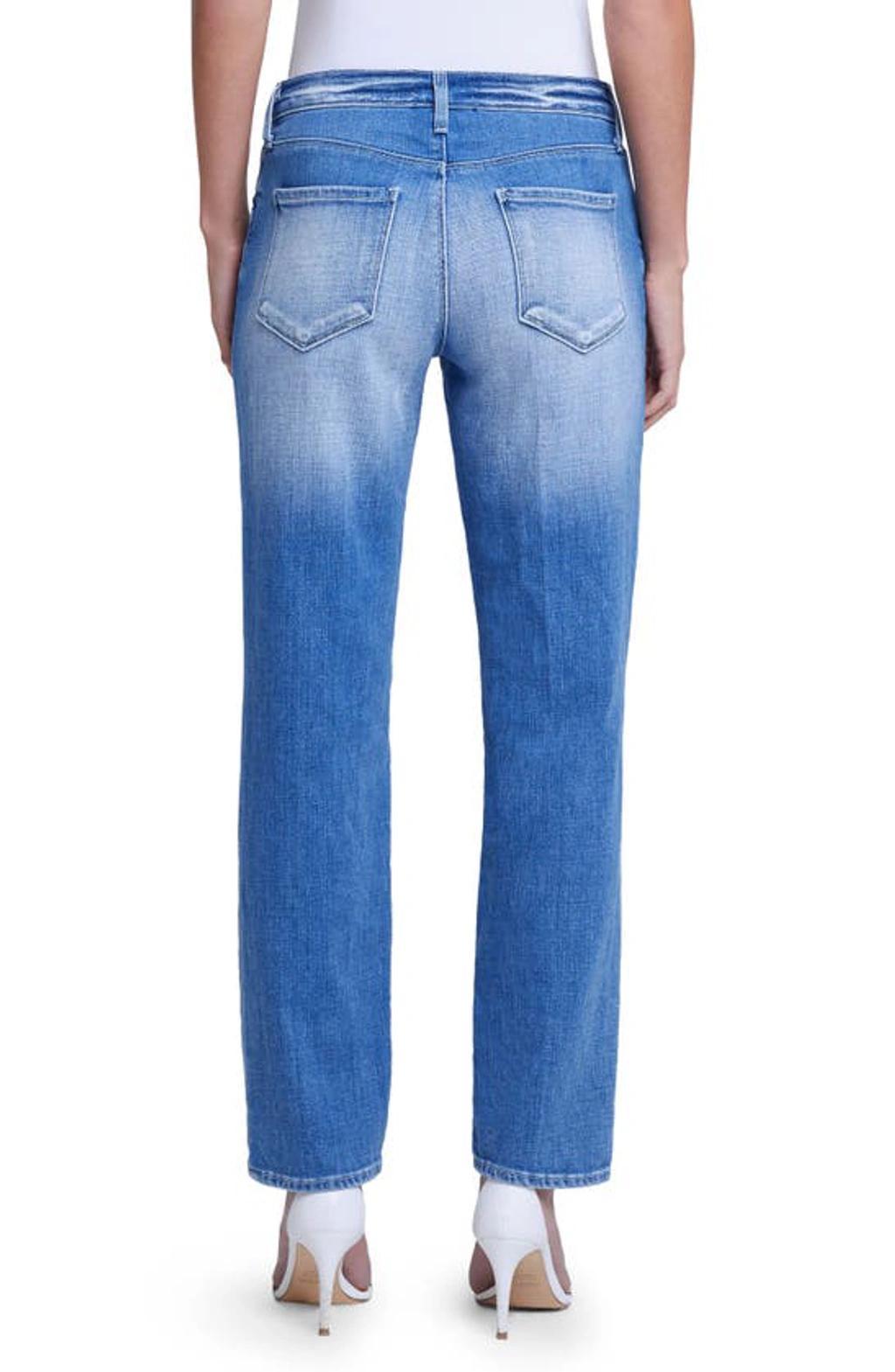 Marjorie Mid-rise Slouch Slim Straight Jeans In Balboa Product Image